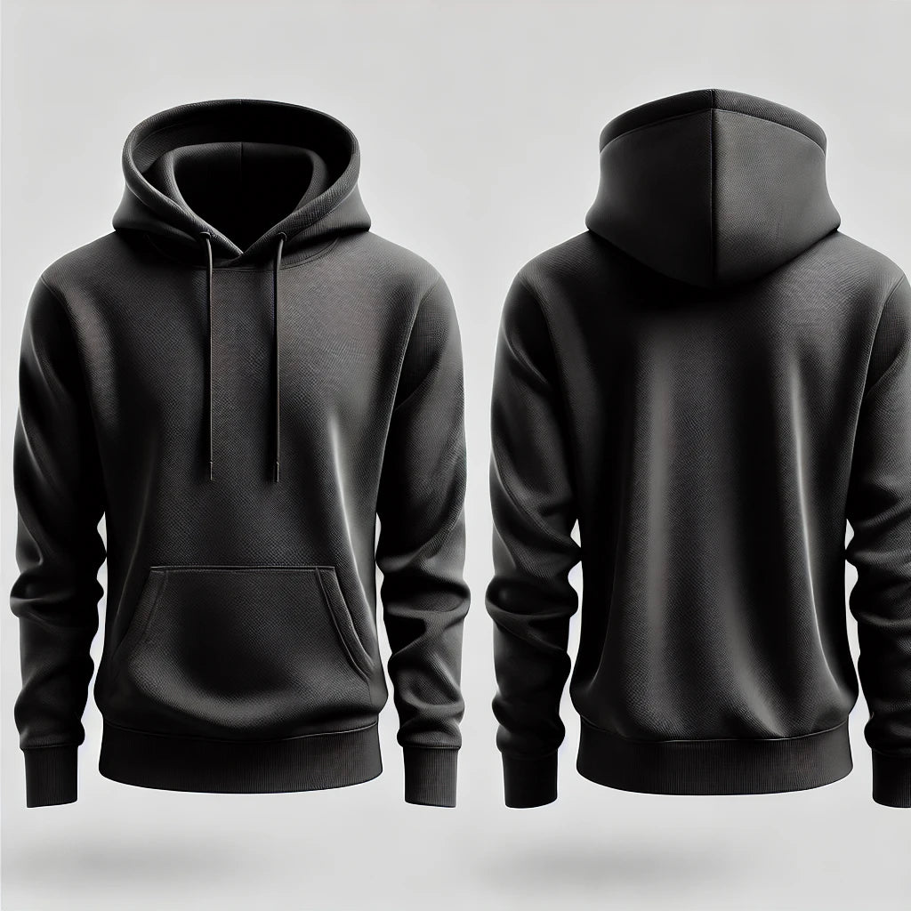 Unisex Black Hoodie