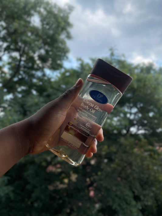 COCOA Glow Body Oil with Pure Cocoa Butter | Dr. Davey