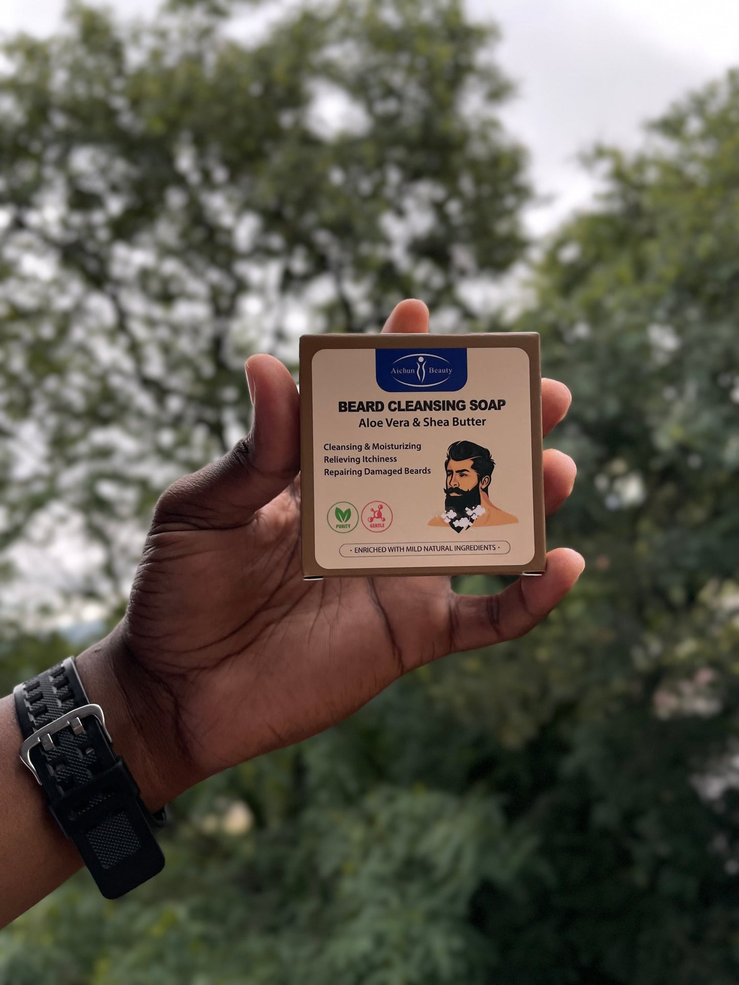 Beard Cleansing Soap | Aloe Vera & Shea Butter